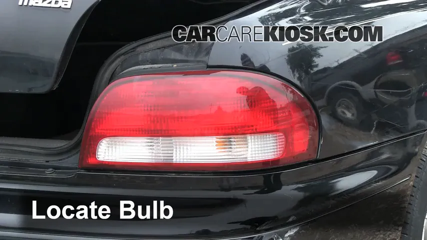 1998 Mazda 626 LX 2.0L 4 Cyl. Lights Turn Signal - Rear (replace bulb)